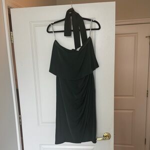 Lovers + Friends Strapless Dark Green Dress